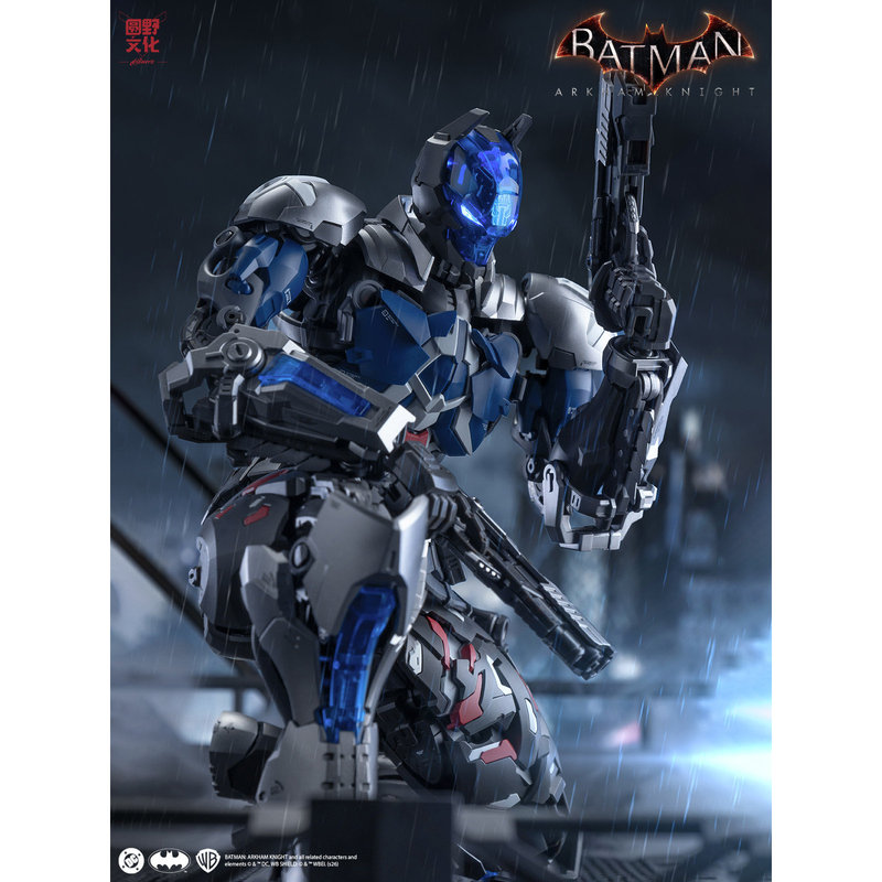 Free Shipping Yuanye Culture He Mo Line Overdimensioned Zero Point Arkham Knight 1/10 Batman Assembly Model