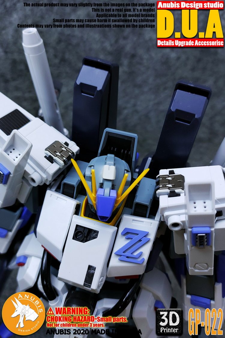 for MG 1/100 FAZZ Full Armor ZZ ver ka Model Anubis Details Part