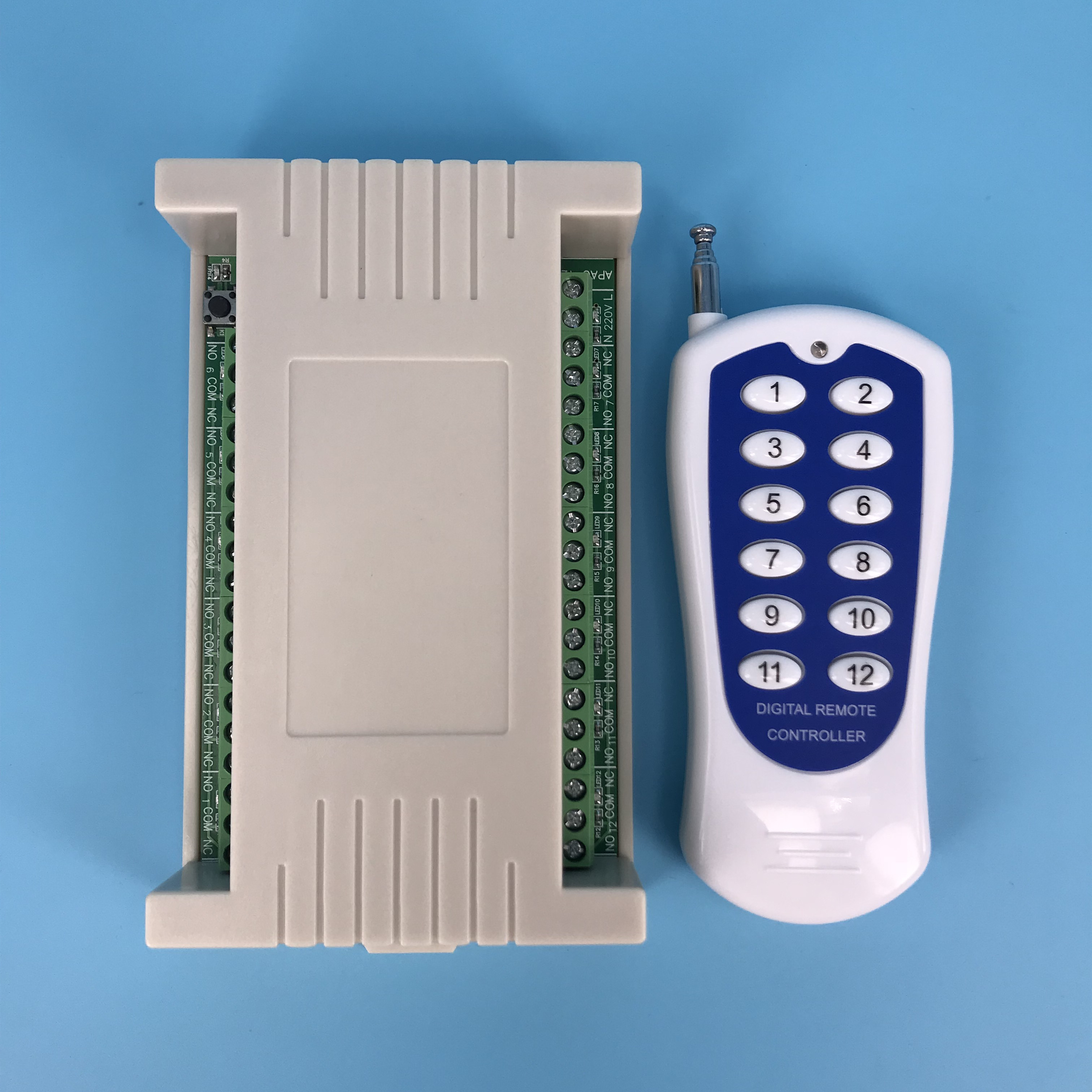 Anping Electronic 12-way wireless controller 12-bit relay 12-way remote control switch 12 key remote control