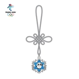 Талисман, подвеска, аксессуар, сувенир, 2022, со снежинками