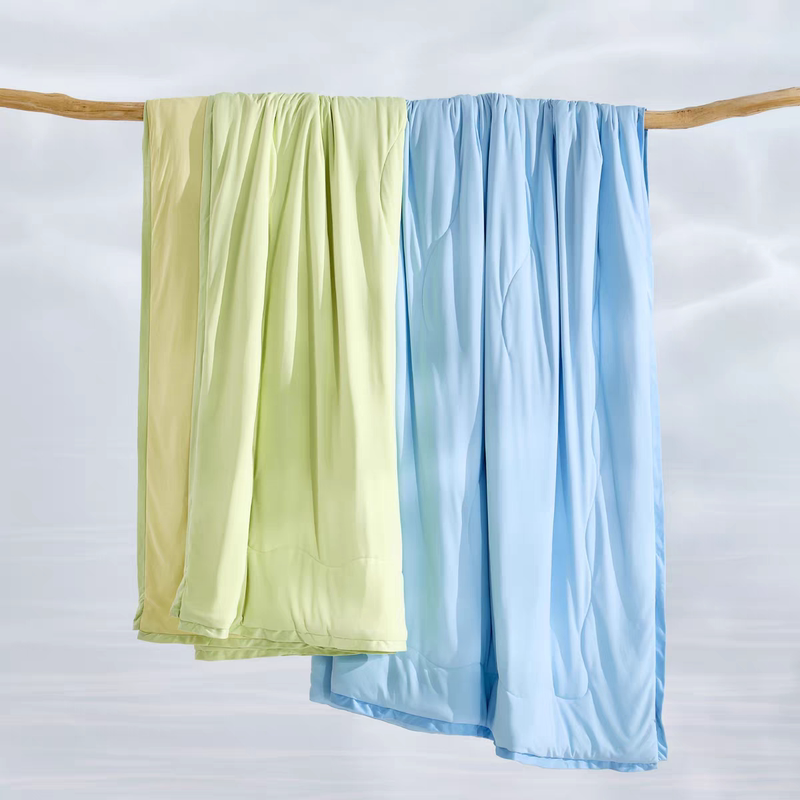 Luolai Official Store Genuine Product: Ice Skin Cooling Quilt - Summer 2.0, Sea Blue Lime 2026 New Air Conditioning Quilt, Summer Quilt