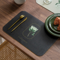 Fanju attitude Imperial flower leather Western mat Insulation waterproof oil-proof and anti-scalding table mat Living room net red household