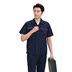 Workwear bộ của nam giới mùa hè mỏng ngắn tay điện cotton hàn chống cháy chống ngọn lửa hàn chịu mài mòn công nhân bảo hộ lao động tùy chỉnh 