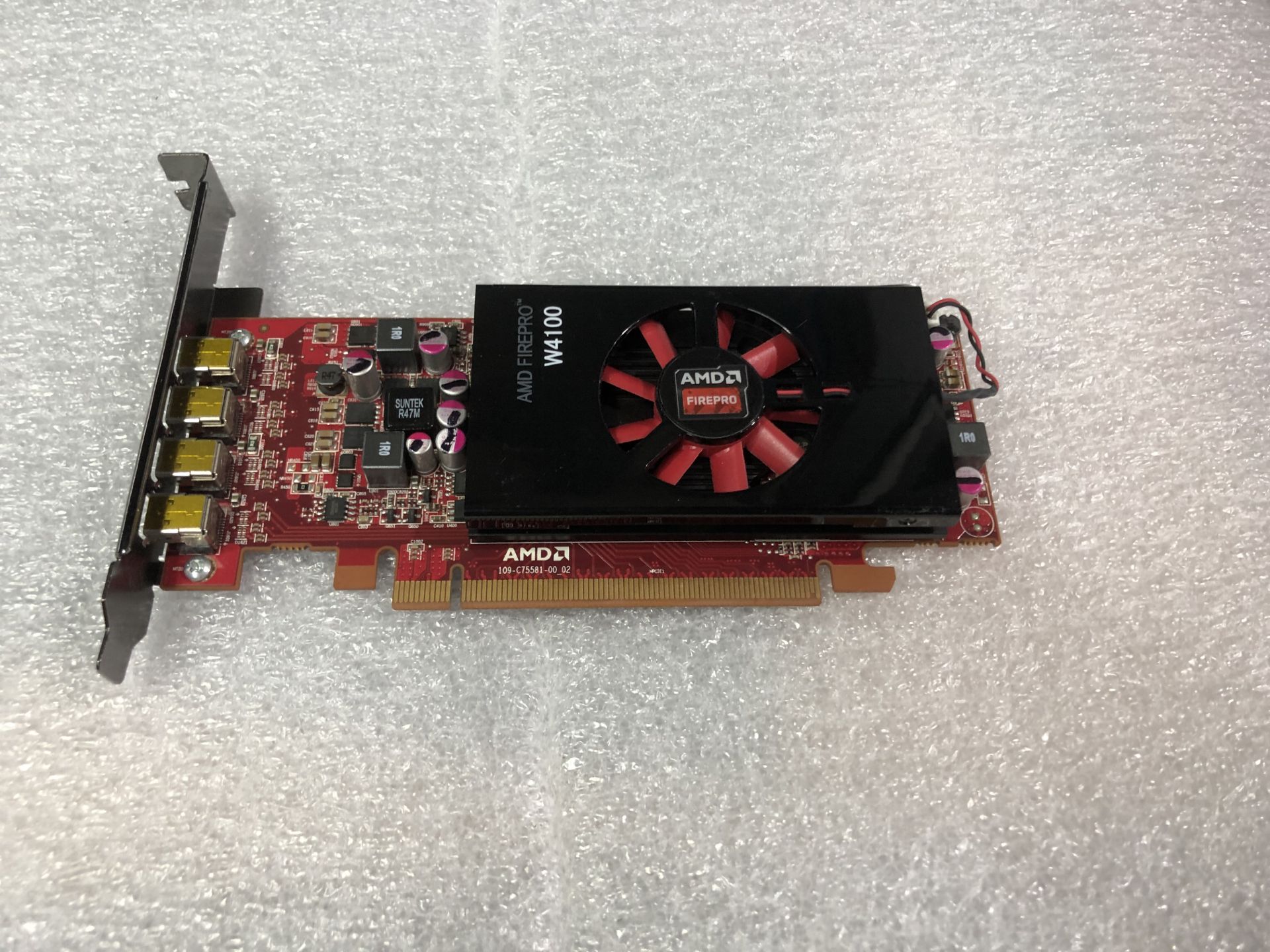 Original AMD FirePro W4100 graphics card 2G 3D CAD CAM CAE 4Mini DP multi-screen