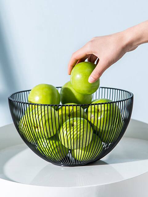 Nordic Style Fruit Plate, Fruit Basket, Snack Holder for Home Use, Modern and Stylish New Model 2023, Storage Basket, Creative Coffee Table, Living Room