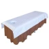 Cotton polyester trắng dày hơn cotton nguyên chất. Thẩm mỹ viện khăn trải giường massage tấm massage có lỗ trên ga trải giường