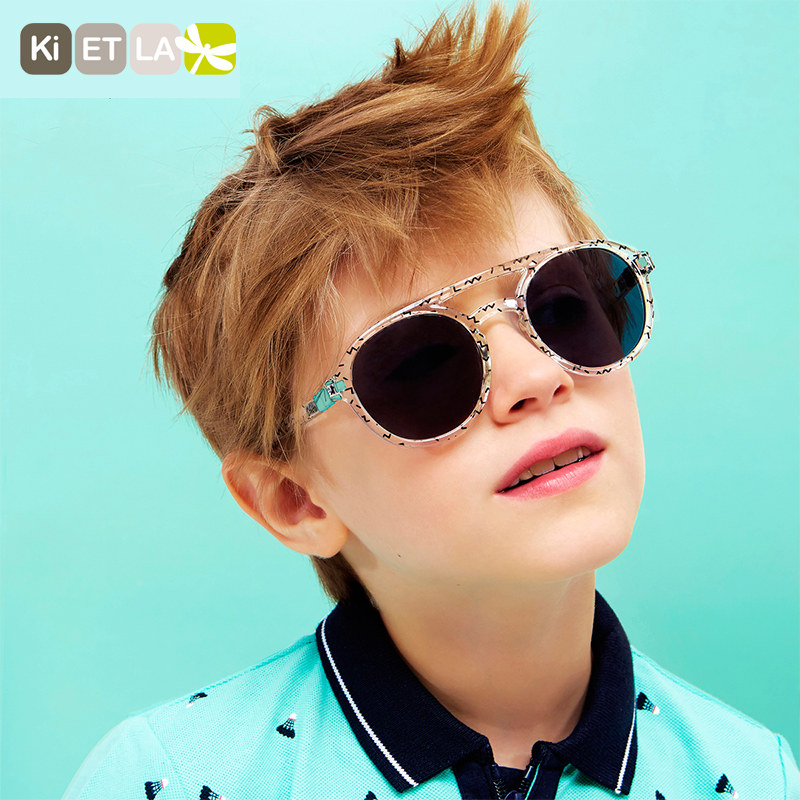 France kietla imports children's sunglasses polarizer children's anti-UV sunglasses 6-12 year old pilot