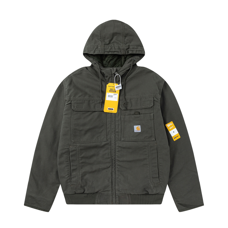 Authentic Carhartt 106980 Active Jacket American Retro Workwear Hooded Canvas Jacket Thick