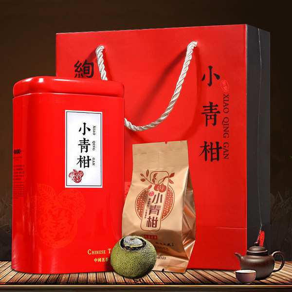 绚绿 新会小青柑陈皮普洱茶 12粒共120g罐装 天猫优惠券折后￥14包邮（￥29-15）