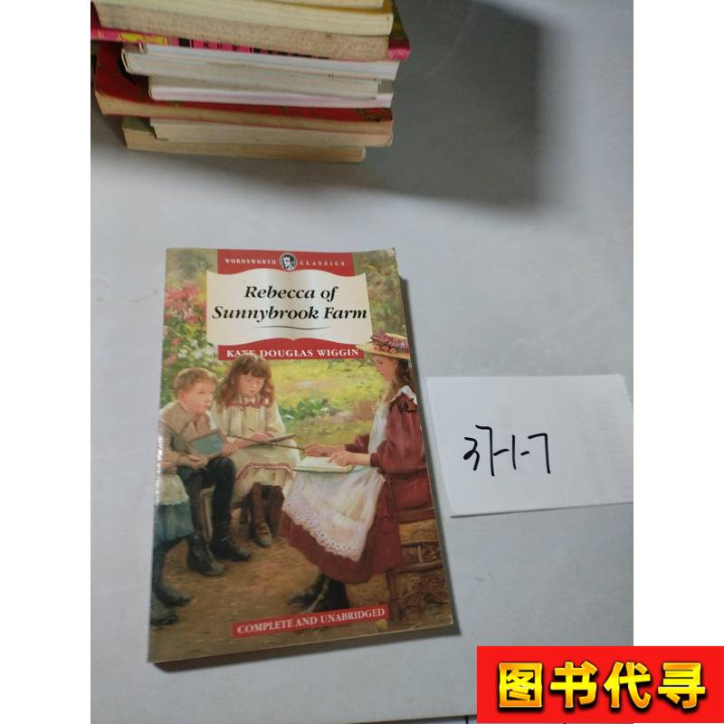 Rebecca of Sunnybrook Rebecca from Sunnybrook Farm Kate Douglas