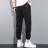 Вельветовые японские штаны, на шнурках, свободный прямой крой