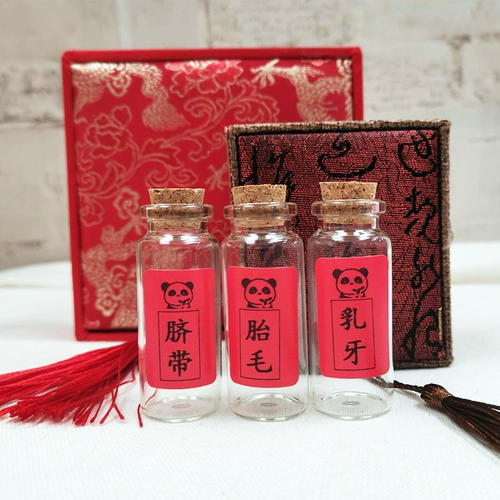 Детский молочный сувенир ручной работы для хранения пуповины