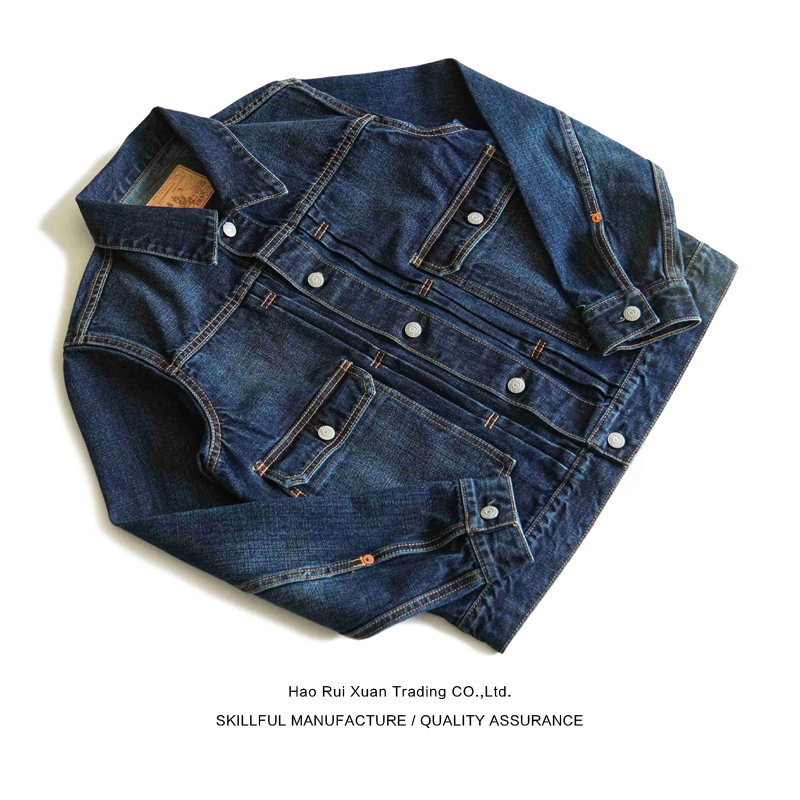 Dip-Dyed Selvedge Denim Jacket, Rainbow Yarn Washed Jacket, Spring and Autumn Vintage Workwear Jacket, Trendy Men's Clothing