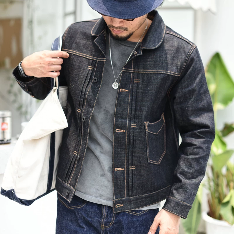 Retro cotton denim jacket