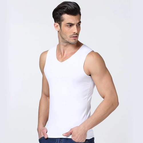 Шелковый быстросохнущий спортивный летний жилет для спортзала, в обтяжку