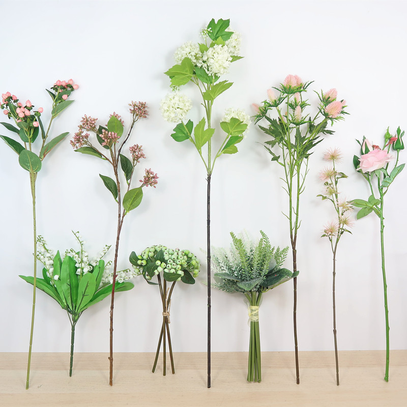 Simulation Bouquet White Pink Nature Ensemble Floral Material Home Decoration Pendulum Mix Lap Little Fresher Wedding Floral