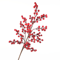  American simulation fruit Holly tree fortune fruit Christmas plant decoration living room floor flower arrangement decoration Wedding floral art