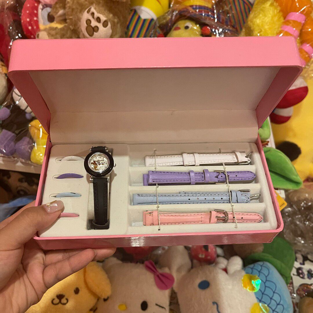 Weird grocery store Japanese dis Mickey set watch decorative watch middle-aged orphan middle-aged Showa watch flaw