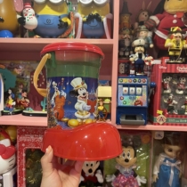 Weird grocery store Japan Mickey Minnie Goofy Pluto Christmas socks medieval storage bucket brand new one