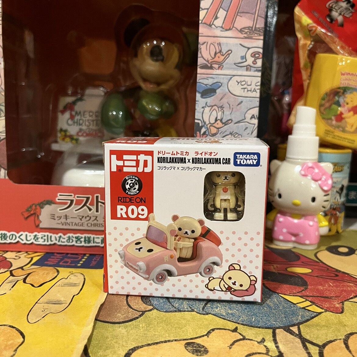 tomy Domeka alloy car Rilakkuma sister
