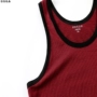 2019 mùa xuân và mùa hè phương thức sọc nam vest thể thao giản dị chạm đáy vest nam kéo dài vest nam - Áo vest áo thun 2 dây nữ