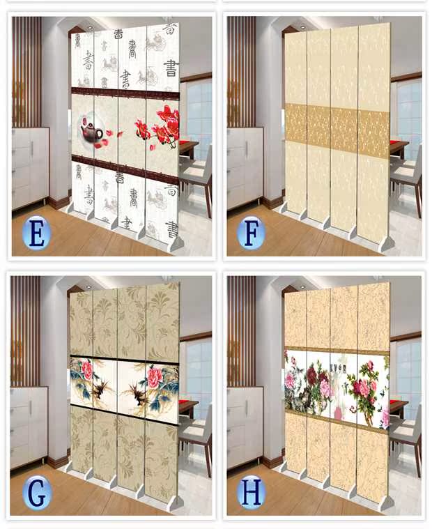 Trung Quốc màn hình phân vùng khách sạn gỗ rắn phòng khách di chuyển phòng ngủ đơn giản hiện đại hiên đơn giản gấp vải màn hình gấp - Màn hình / Cửa sổ vách ngăn gỗ