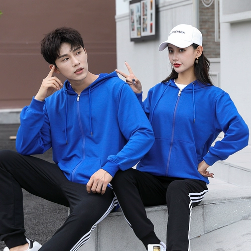 Тонкий кардиган, куртка с капюшоном для школьников, толстовка для работы, осенний, делается под заказ, с печатью вашего логотипа