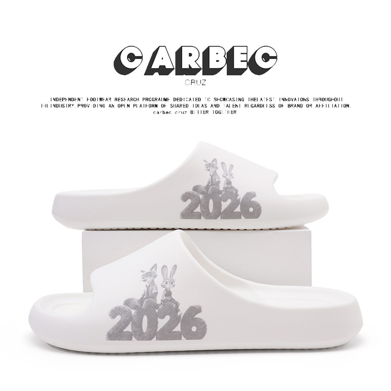 Carbec Cruz Slippers Zootopia Casual Couple Indoor Soft-Soled Silent Bathroom Sleep Slippers