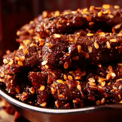 Shu Dao Xiangtian pepper spicy beef jerky strips 88g old Sichuan Beef Jerky beef strips 4 packs in some areas