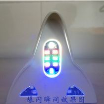 Shark fin antenna Solar flash light Anti-rear-end LED warning light Shark tail light Car tail waterproof