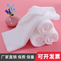 Hotel Guesthouse White small square towels Lazy People Rub Dry and wet Dual-purpose Mao Restaurant Kindergarten Wipe Hand Towels