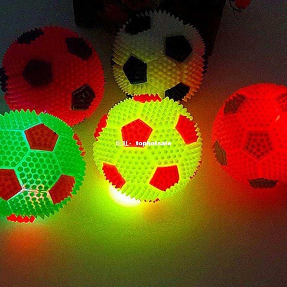 Colorful Ball Toys Flashing Light Up Toy Ball Sensory Dog Ba