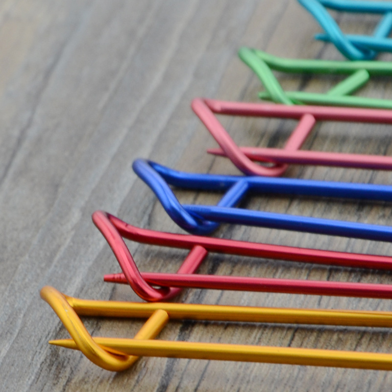 6 Specifications Aluminum Colorful Sweater Mark Large Bipin Large Size Large Plus Coarse Environmental Braided Counting Ring Buckle Pin