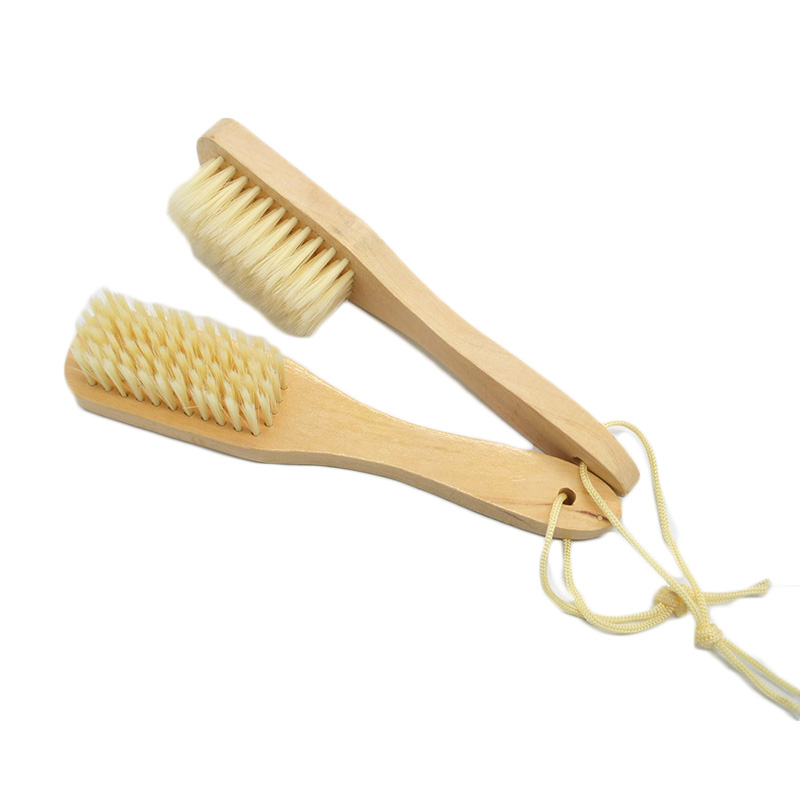 Soft - soft - grinding shoe brush Ultra - sharp brush remove dust brush leather and brush wood - handle shoe brush cleaning and cleaning brush