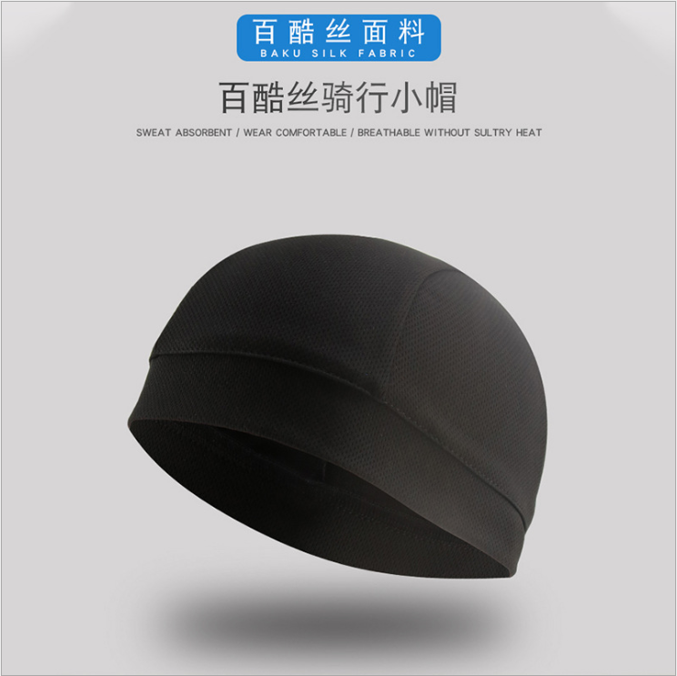 Summer bike men and women riding caps Helmet Liner Inner Lining Hooded Mask Speed Dry Suction Turbans Headgear Molars