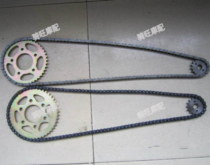 Road race Horizon locomotive 428H large fluted disc chain sleeve chain accessories Fujiang Long Arctic light sports car Large 1 4 inches sleeve wrench