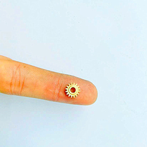 Copper gear 0 5 module 16 tooth aperture 3mm loose match 0 5 module gearbox gear reduction gear