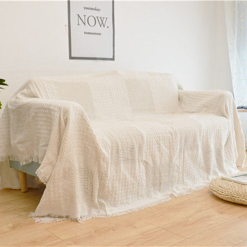 sofa towel full cover non-slip combination European sofa cover blanket simple four-season sofa blanket cotton and linen sofa cushion