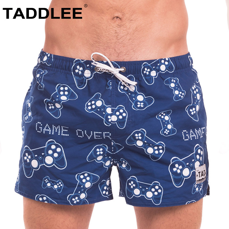 TADDLEE Beach Pants Male Surfing Casual Inner Lining Big Size Easy Swimming Fancy Shorts Shorts Quick Dry Seaside Shorts Summer