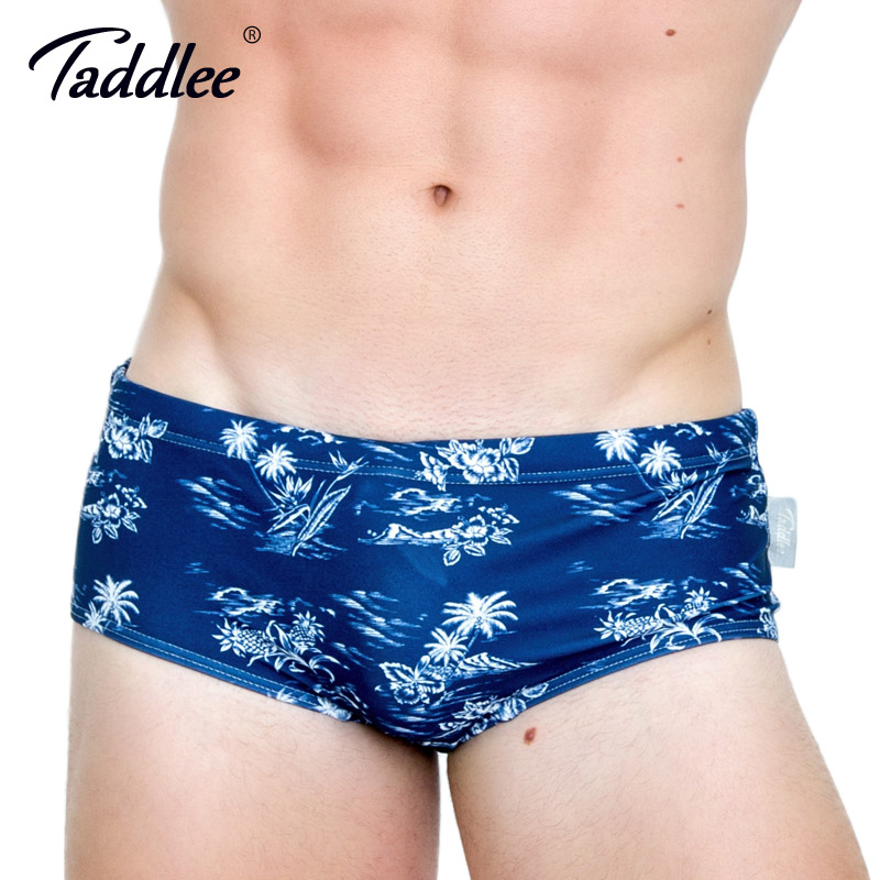 TADDLEE Xiaoping Corner Swim Pants Men's Bubble Spa Speed Dry Adults Low Waist Sexy Seaside Relaxation Swimsuit Tide
