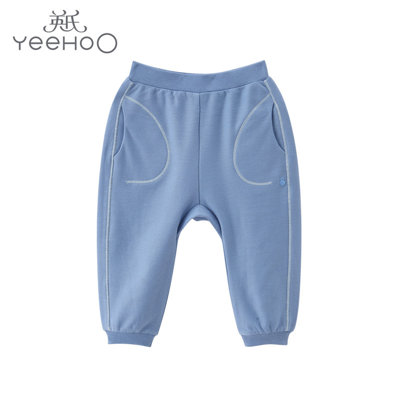 English male and female baby long pants 21 spring fit new sports pants comfortable pure cotton pants YRKCJ11020A01