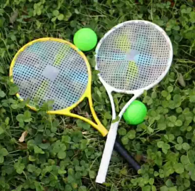 Medium soft Lembel routine launched new ZR-015-017 White Tai Chi soft racket set