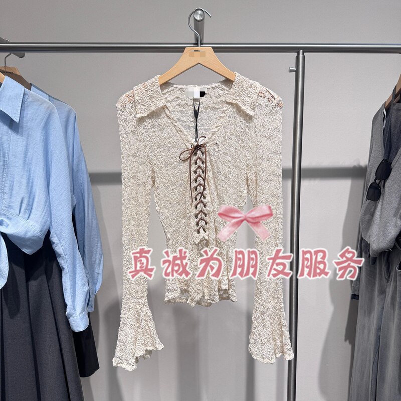 Veromoda 26Th Autumn New Hollow Lace Knit Sweater 326302020A14 326302028A14 Veromoda 26Th Autumn New Hollow Lace Knit Sweater 326302020A14 326302028A14