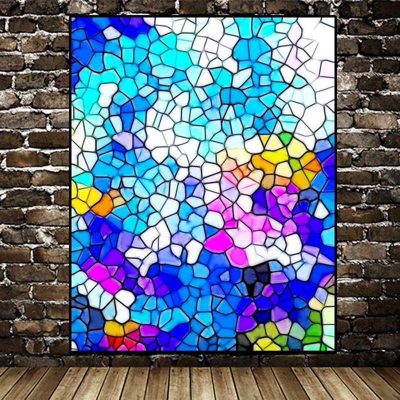 European-style retro colored church glass stickers frosted light-transmitting opaque electrostatic door and window glass stickers window decals paper