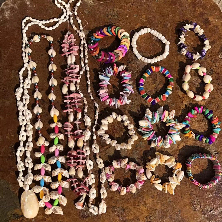 Natural Shell Sea Snail Shell Bracelet Diy Necklace Fresh 100 Lapped Ornament Hand Strings Featured Handicraft Goods Source-Taobao