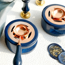 Fire paint seal set envelope seal hand account gift invitation invitation card wax seal fire paint seal wax grain fire paint furnace