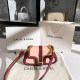 CAEISL/KCIEL women's bag high-end pink saddle bag 2022 new fashion underarm bag shoulder Messenger bag