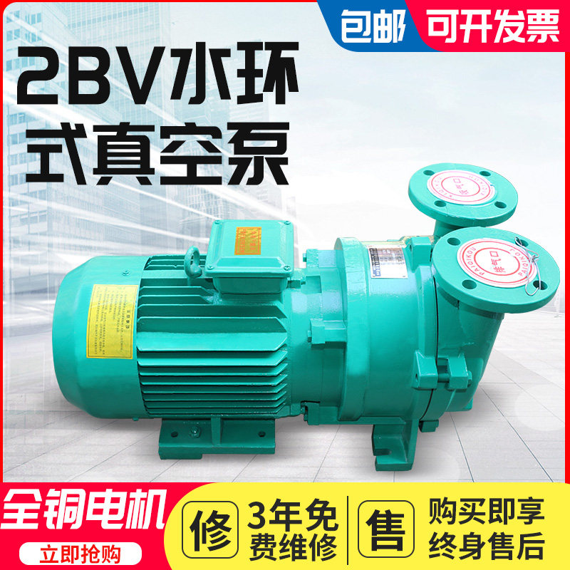 2BV water ring vacuum pump air pump high power explosion-proof vacuum pump water circulation industrial pump vacuum drainage