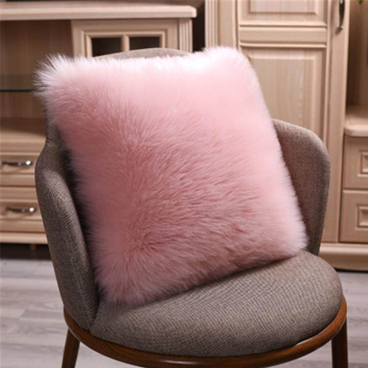 Plush hug pillowcast wool cushion cushion cus sofa fur