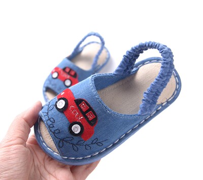 Spring & Fall 1-3-5 Years Old Kids Cotton and Linen Baby Slippers — 6
